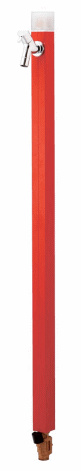 デザイン不凍水栓柱　標準色４色、オプション１４色の品揃い  洋風住宅にぴったりおしゃれ